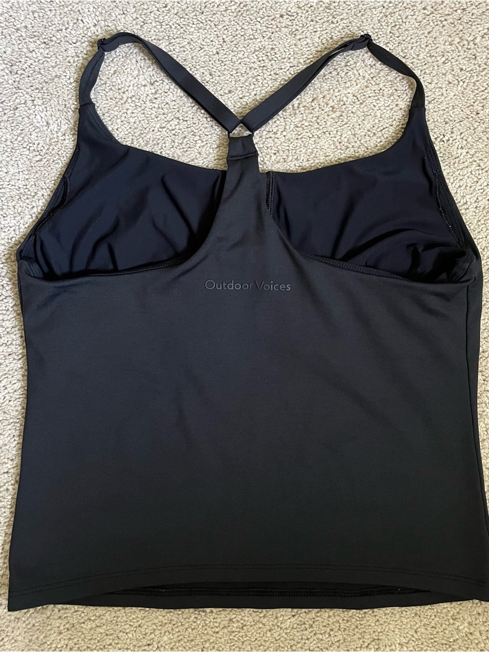 Women’s Outdoor Voices Black Tank - S - Picture 2 of 4